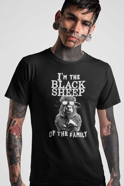 t-shirt-black-sheep-of-the-family schwarz