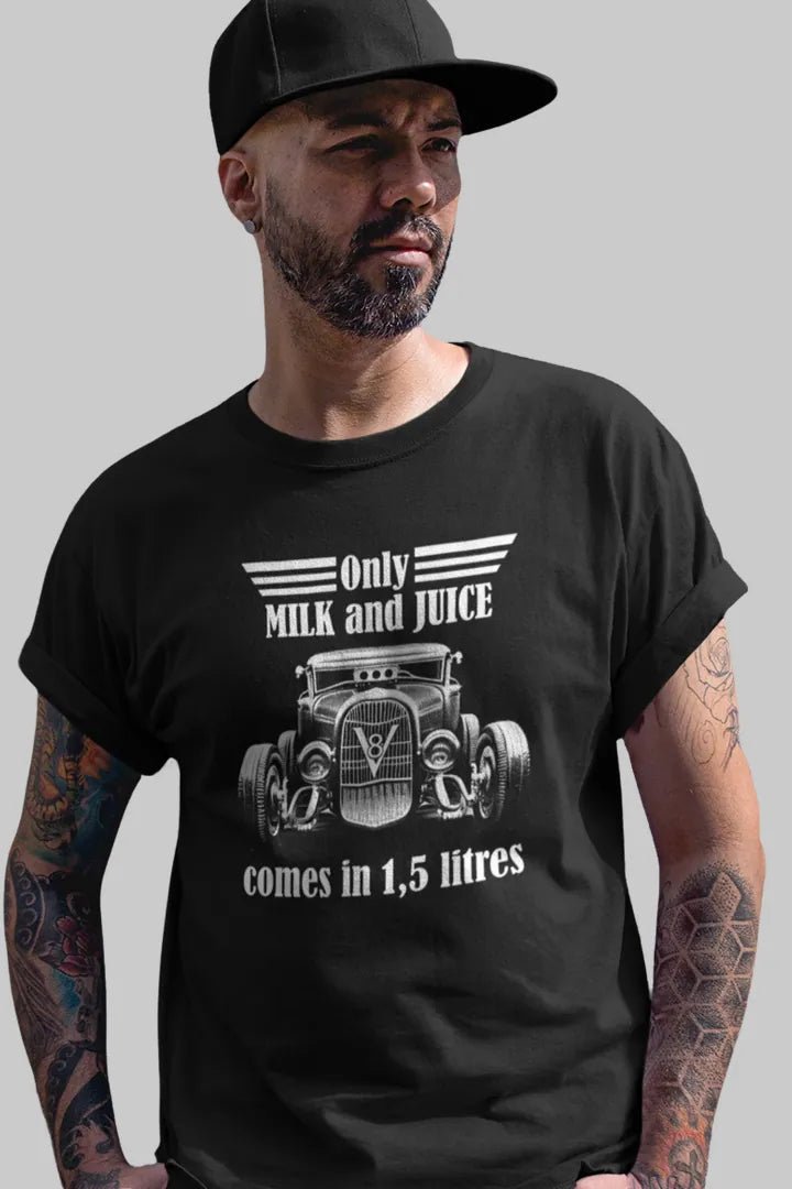 Us Car V8 Hot Rod Herren T-Shirt schwarz