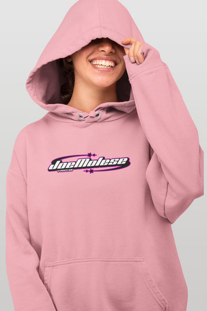 Hoodie Y2K Design Logo Unisex pink