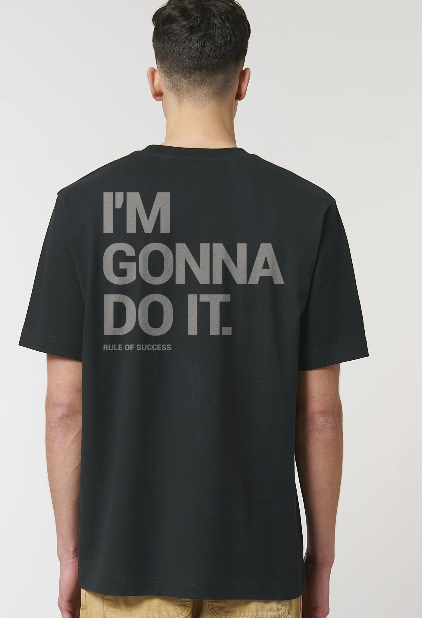 T-Shirt für Macher I'm gonna do it Rule of success Schwarz